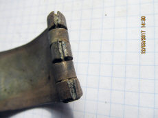 Створка древнерусского ювелирононо серебряного наруча