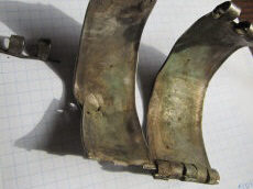 Створки древнерусского ювелирононо серебряного наруча