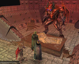 Дьявол - начальник рудничной конторы в аду Neverwinter Nigts