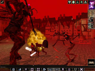 Плечем к клечу против Мефистофеля, а демон заходит с фланга