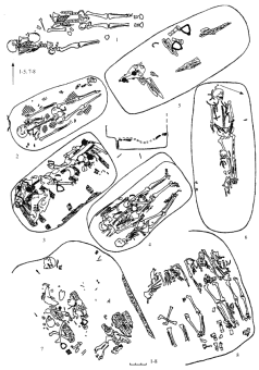 Коллективные погребения у огузов