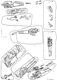 Погребения 2-й половозрастной группы огузов