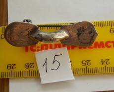 Двупластинчатая фибула, позняя Римская империя