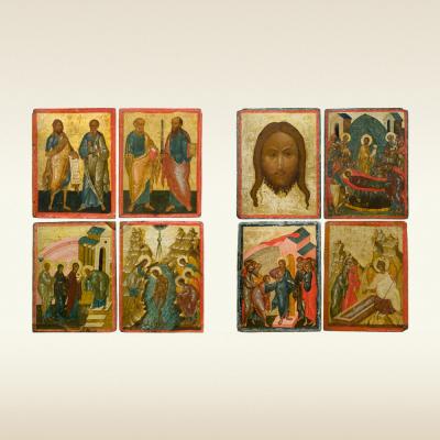 Двусторонние иконы, 15 век