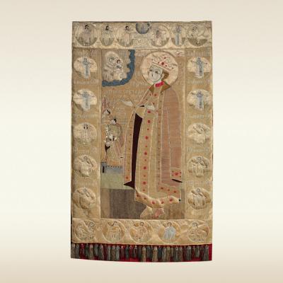 Пелена. Святой царевич Димитрий с избранными святыми