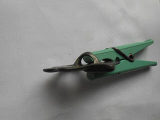 Петля и бороздка с тыльной стороны скифской бляхи