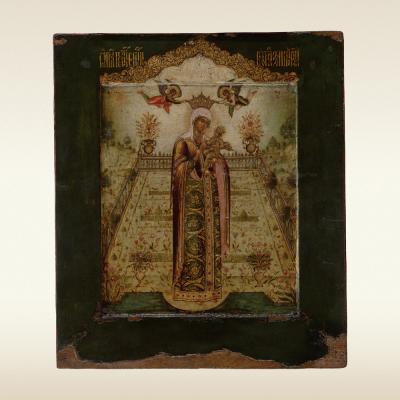 Икона Богоматерь вертоград заключенный