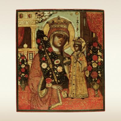 Икона Богоматерь неувядаемый цвет