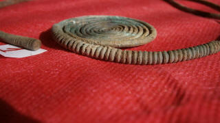 Спирали на славянских височных кольцах