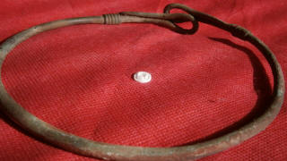 Славянская бронзовая шейная гривна