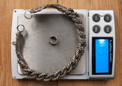 Вес серебяного браслета ВКЛ