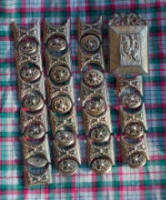 Серебряный позолоченный шляхетский пояс 16-17 век