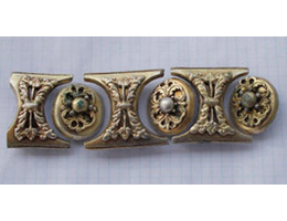 Серебряные сегменты шляхетского пояса