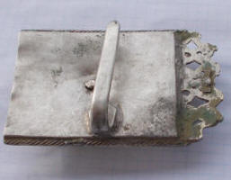 Серебряная пряга пояса польского шляхтича