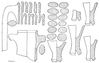 Фрагменты амфор из тризны