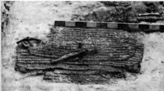 Скифские: чешуйчатый щит, чешуйчатый доспех, топор, наконечники копья и дротика.