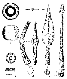 Скифское оружие из погребения у с. Красный Подол на Херсонщине