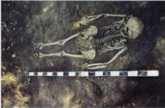 Сидоровское городище. Раскоп 5. Погребение 1