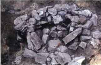 Сидоровское городище. Раскоп 7. Помещение 8. Печь.