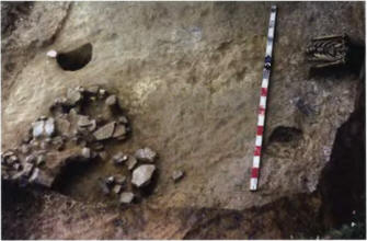 Сидоровский археологический комплекс. Раскоп 12. Помещение 11. Вид с севера.