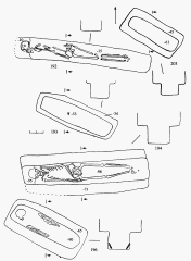 Могильник 1. Чертеж погребения 192 (развилка дорог). Раскоп 11. Чертежи погребений №№ 193, 194, 196, 203.