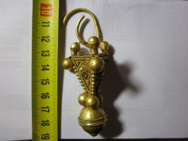 Золтой византиский колт VII-VIII век