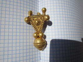 Золтой византиский колт VII-VIII век