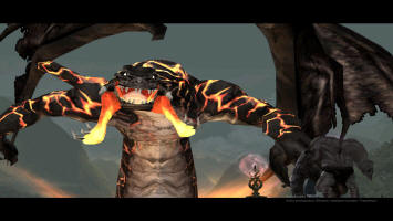 Божество Юань-ти, которое вызвали использовав  Камень Демона