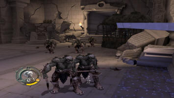 Плутовка Жай незамтно за спинами орков