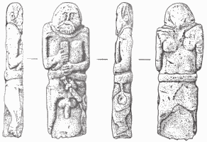 Скифская стела из кургана вблизи с. Нововасильевка