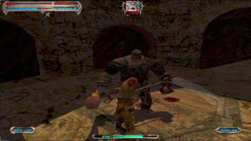 Не надо выставлять руку, а то получиш по ней. Игра: Клинок Тьмы