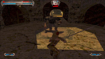 Это и не босс как-то, его можно пробежать, но опыт в игре Severance: Blade of Darkness - всё, поэтому его надо убить