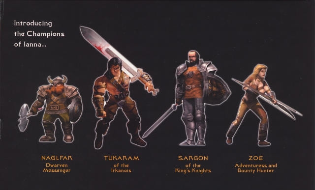 Герои Severance: Blade of Darkness