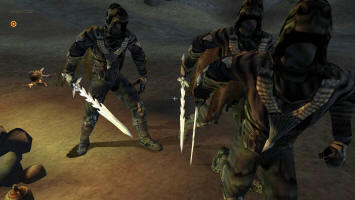 Спешившиеся черные всадники Dark Rider, капюшоны без лица