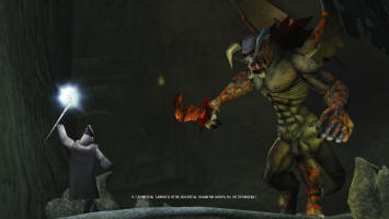 «Ты не пройдешь! Я хранитель Тайного Огня, повелитель Пламени Анора, багровое пламя Удуна не поможет тебе, возвращайся во мрак! Ты не пройдешь!»          — Гэндальф, в сражении с балрогом