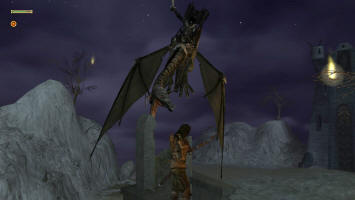 Арагон против летящего назгула. Игра Властелин Колец: Братство Кольца