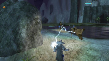 Гендальф имеет несколько фокусов на случай встречи с варгами