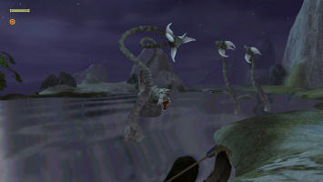 Глубинный Страж охраняет вход в Морию. Самый простой босс в игре легко расстреливается из лука