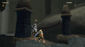 Фродо пытается быть крутым и бить орков