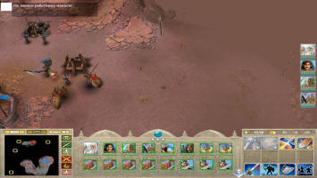 Слеопыт атакует юбийц южанина, который в состоянии невидимости. Но с ним еще два гигантских паука