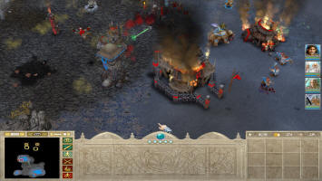 Гоблин-надсмотрщик выбрасывется из захваченой Гимли башни