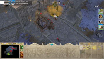 Энту нужно подкрепление, иначе он под огненными стрелами долго не протянет