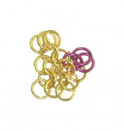 Берем треугольник и замыкаем кольца у рядков 4 и 2