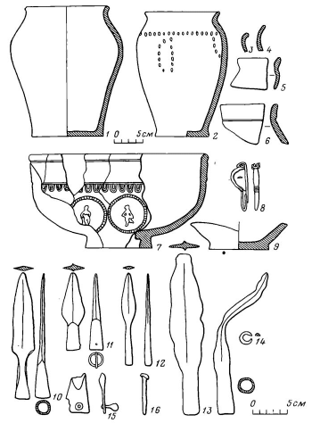 Погребальный инвентарь Братовского кургана