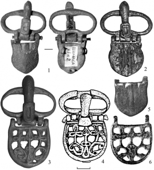 Ременные пряжки раннесредневековых кочевников