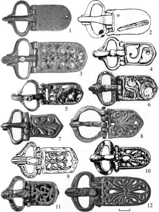 Ременные пряжки раннесредневековых кочевников Среднего Поволжья