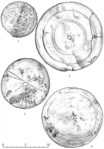 Бронзовые крупные бляхи