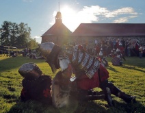 Военно-исторический фестиваль «Русская крепость» в музее-крепости Корела.