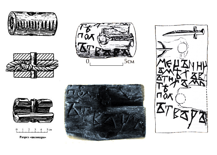 Устройство деревянного цилиндра. / Новгородский цилиндр со знаком Владимира Святославовича