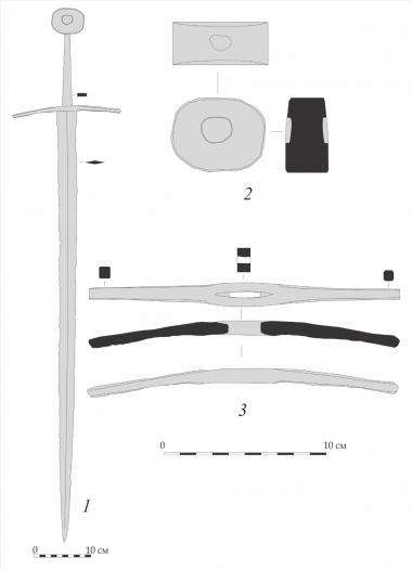 Меч, найденный в Москве на Манеже в 2004 г.